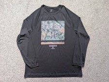 Hurley Shirt Mens Large Black