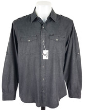 HURLEY Mens Grey L/S EVENING