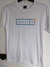 hurley t shirt White With logo