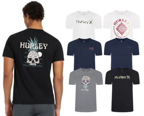 Hurley men printed shirt - hurley, t-shirt